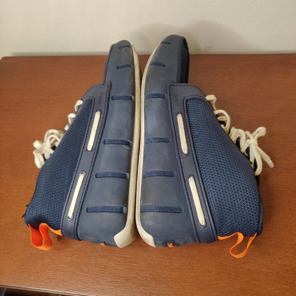 Swims Women's Water Shoes Navy Blue Lace-up Sneakers Size 7. - Picture 5 of 7